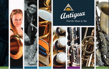 Antigua instrument collage