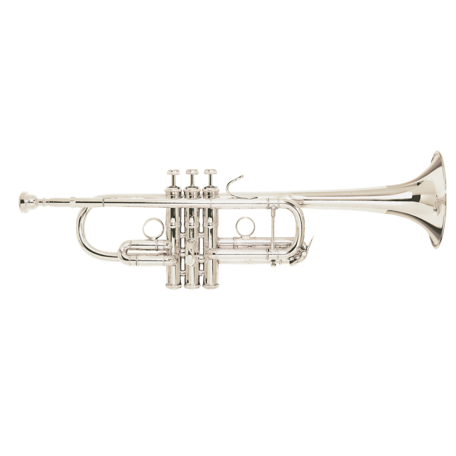 Silver Bach Philadelphia Series Stradivarius C Trumpet Silver 